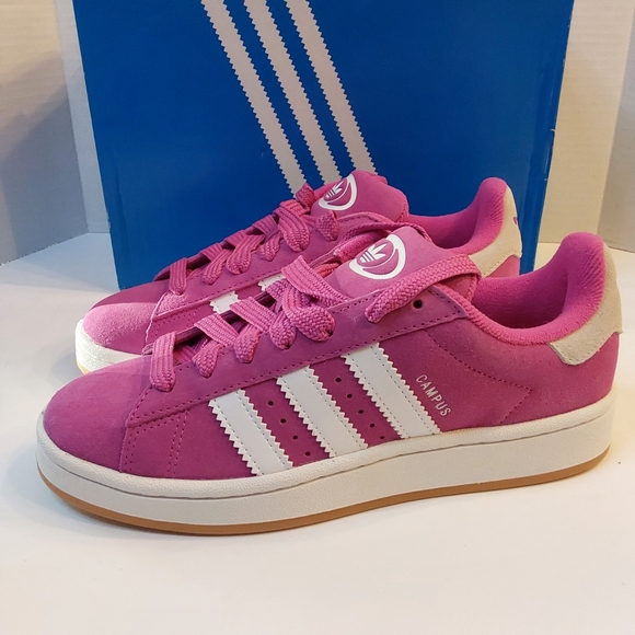ADIDAS CAMPUS PINK SUEDE 6.5M/8W BRAND NEW IN BOX - Picture 1 of 4